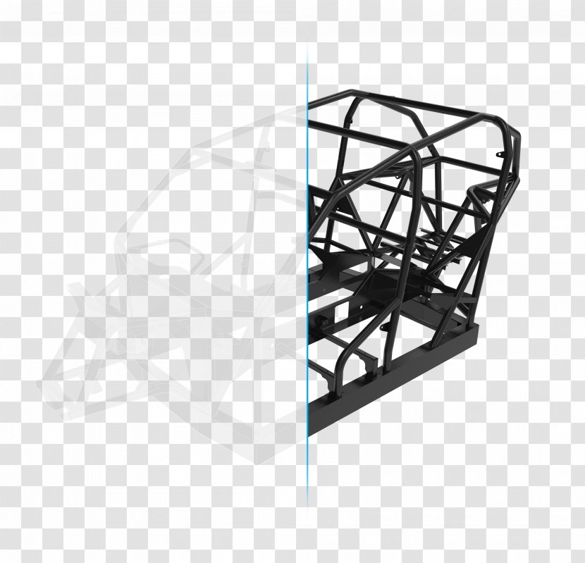 Car Line Angle Product Design - Black And White Transparent PNG