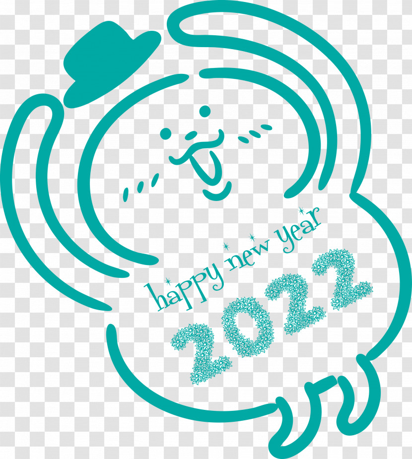 2022 Happy New Year 2022 New Year Happy New Year Transparent PNG