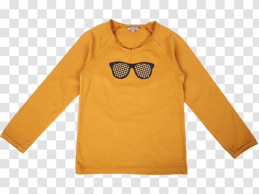 Long-sleeved T-shirt Neck - Yellow - Man Wearing Shirt Transparent PNG