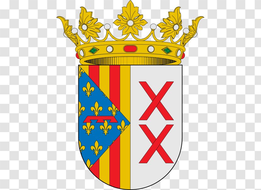 Oberwappen Coat Of Arms Coroa Real Escut I Bandera De Crevillent Escutcheon - Iglesia En El Casco Antiguo Transparent PNG