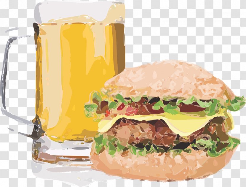 Hamburger Cheeseburger Mudshark Brewery And Restaurant French Fries - Hamburg Beer Transparent PNG