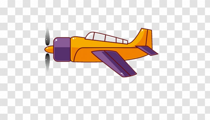 Airplane Helicopter Cartoon - Monoplane - Aircraft Transparent PNG
