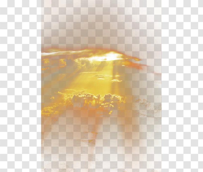 Sunlight Sky Yellow Floor Wallpaper - Ceiling - Effect Transparent PNG