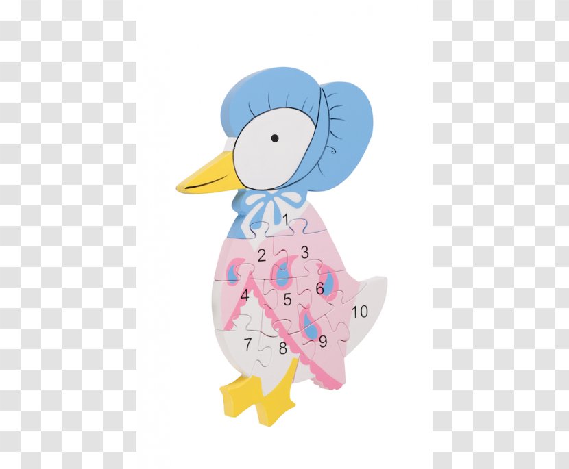 The Tale Of Jemima Puddle-Duck Jigsaw Puzzles Toy Peter Rabbit - Water Bird - Puddle Duck Transparent PNG