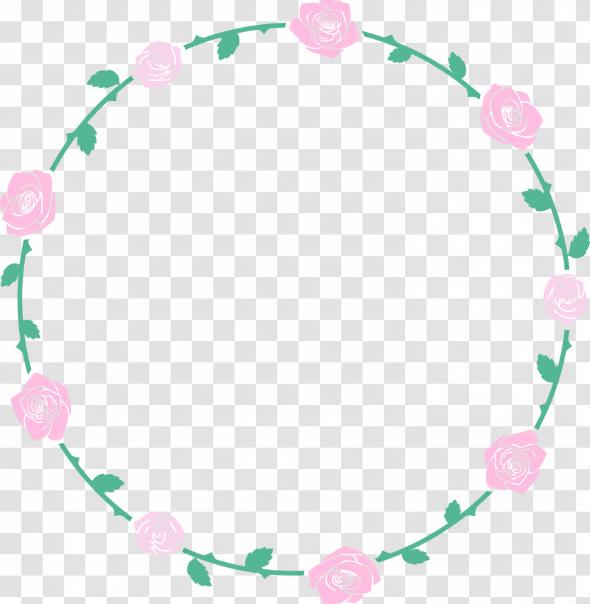 Rose Frame Floral Frame Flower Transparent PNG