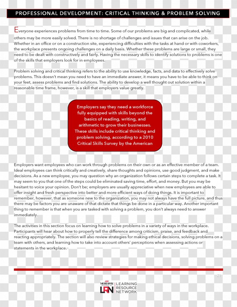 Teaching Philosophy Brand - Brochure - Problem Solving Thinking Transparent PNG