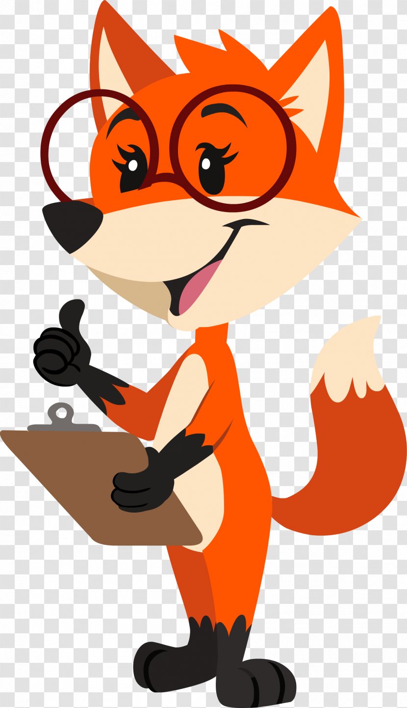 Whiskers Red Fox Blog Clip Art - Vertebrate - Cartoon Transparent PNG