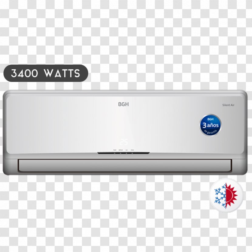 Air Conditioning BGH HVAC Heat - Electronics - AIRE ACONDICIONADO Transparent PNG