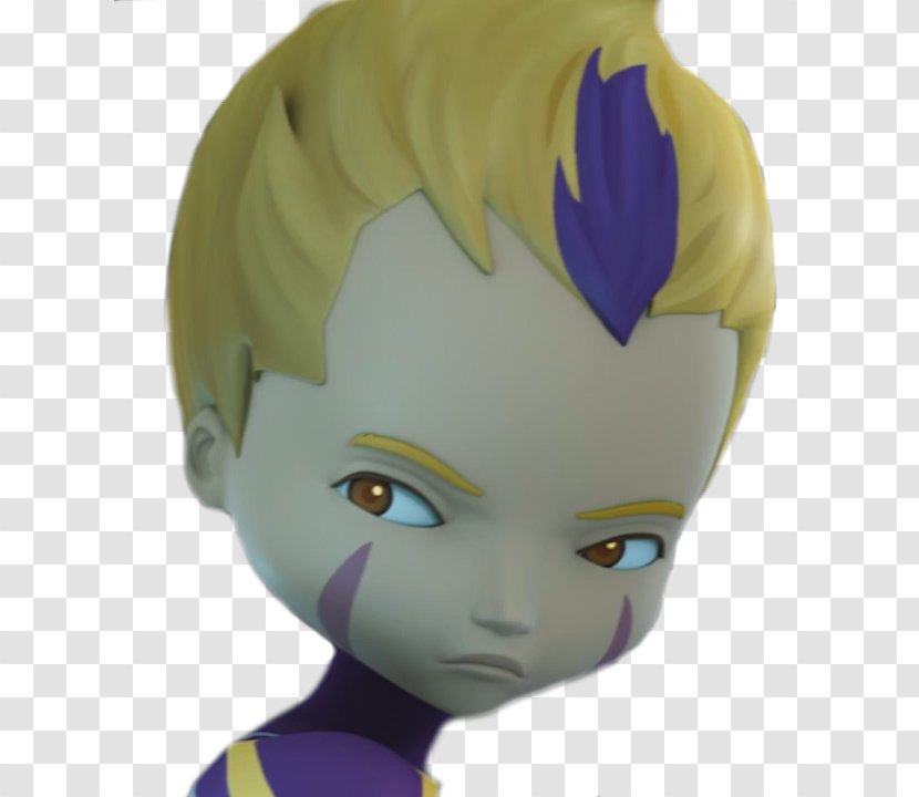 Forehead Figurine Character Fiction - Purple - Odd Transparent PNG