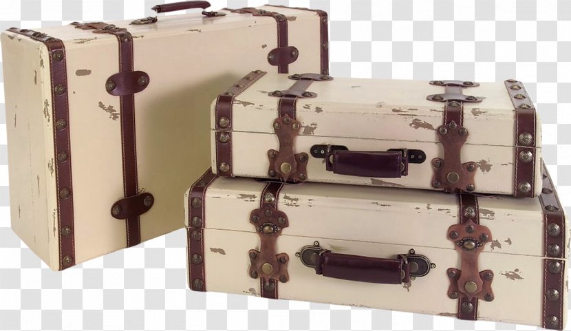 Suitcase Baggage Retro Style Trunk Vintage Clothing - Luggage Transparent PNG