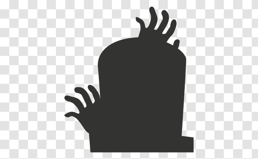 Headstone Cemetery Silhouette Logo Transparent PNG