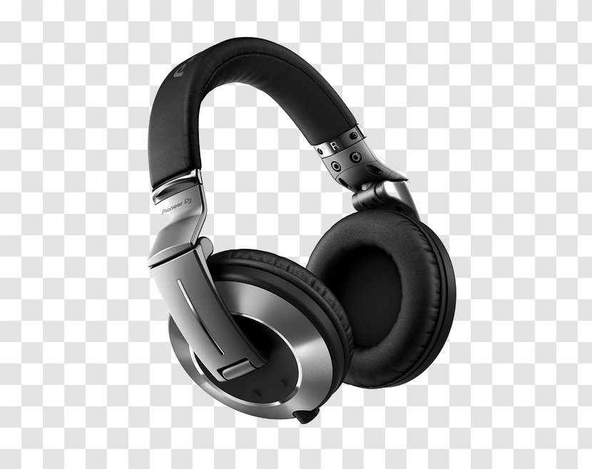 Headphones Disc Jockey HDJ-1000 Audio Equipment Pioneer Corporation - Cartoon - Black Transparent PNG