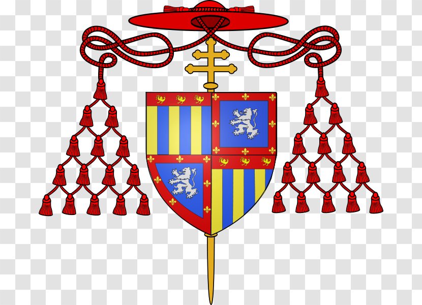 Coat Of Arms Catalan Wikipedia Encyclopedia Catholicism - Archbishop - Charles Cardinal Lorraine Transparent PNG