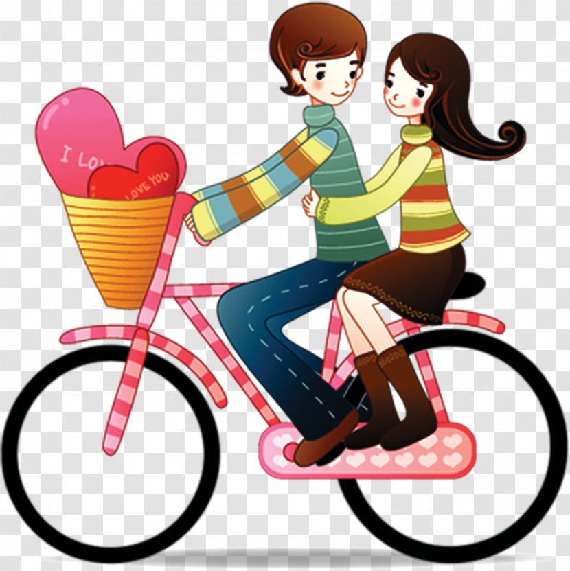 Love Romance Couple Intimate Relationship Valentines Day - Fashion Accessory - Bicycle Transparent PNG