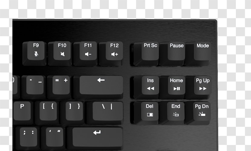 Computer Keyboard Numeric Keypads Space Bar Analog Signal Hardware - Laptop Transparent PNG