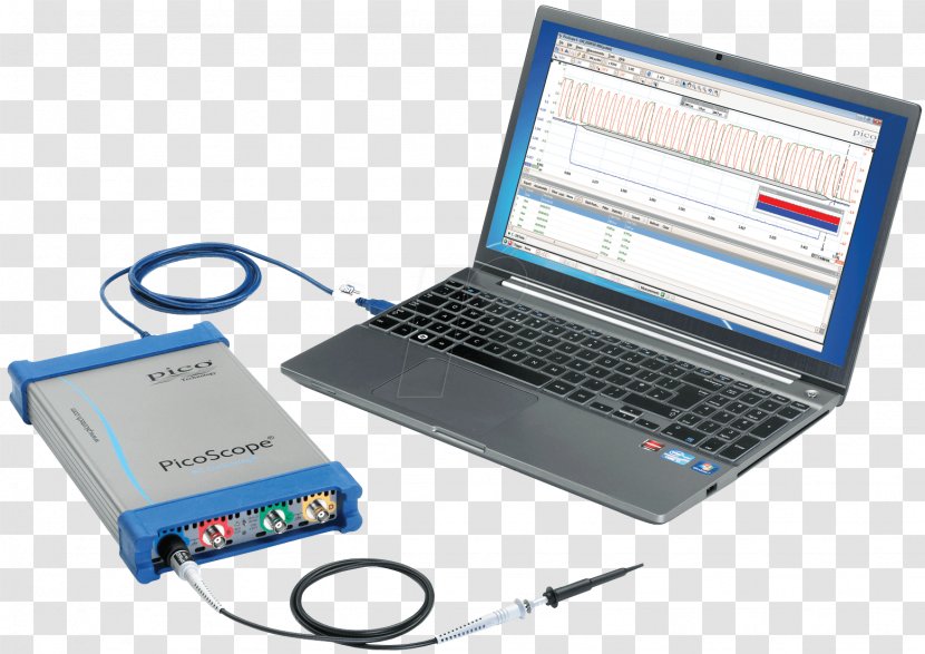 Digital Storage Oscilloscope Pico Technology PicoScope Electronics - Wiring Diagram - Parallel Port Transparent PNG