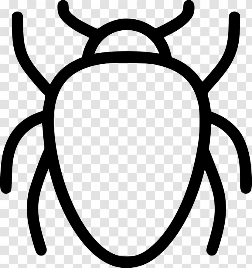 Software Bug Computer Black & White - Antler - Bugs Transparent PNG