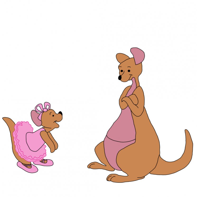 Winnie The Pooh Eeyore Piglet Kanga Roo - Frame - Kangaroo Transparent PNG