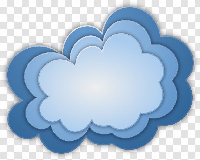 Cloud Computing Clip Art - Merlin Cliparts Transparent PNG