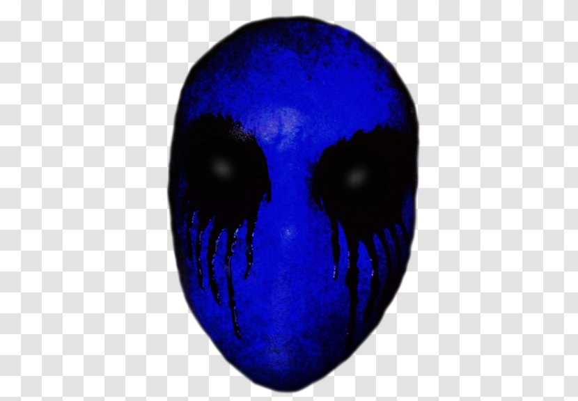 Skull - Electric Blue Transparent PNG