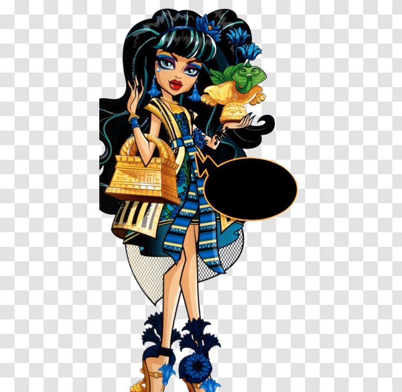 Monster High Cleo De Nile Doll Barbie OOAK - Heart Transparent PNG