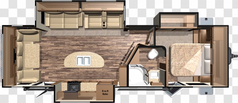 Floor Plan Caravan Architecture Trailer House - Airline X Chin Transparent PNG