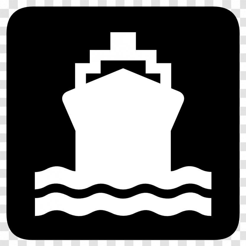 Ferry Ship Symbol Clip Art - Black And White - Silhouette Viking Transparent PNG