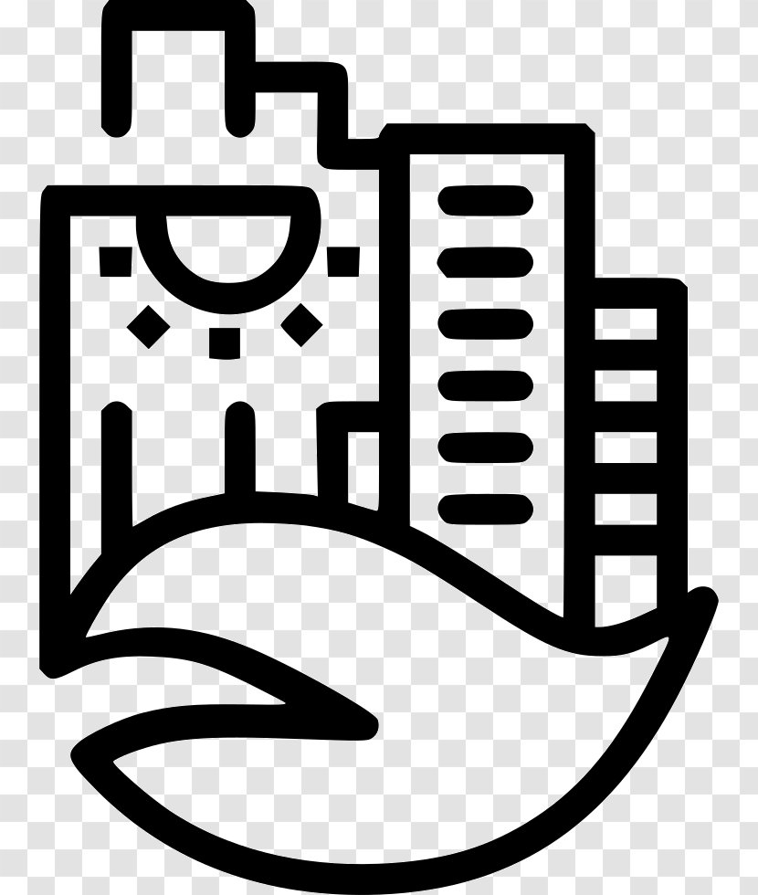 Clip Art Building - Monochrome Photography Transparent PNG