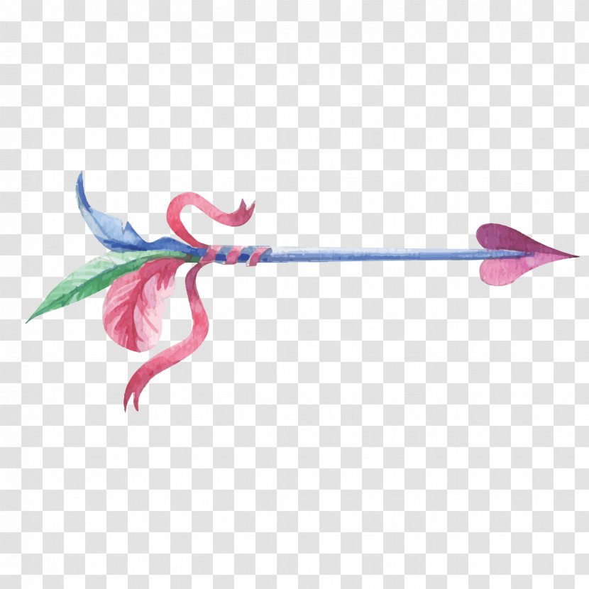 Arrow Feather Euclidean Vector - Space - Cupid Transparent PNG