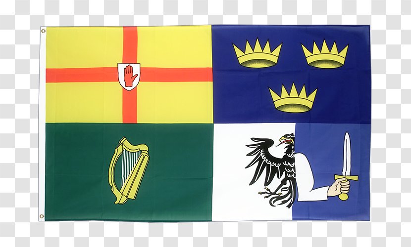 Ulster Four Provinces Flag Of Ireland Northern - Connaught Transparent PNG
