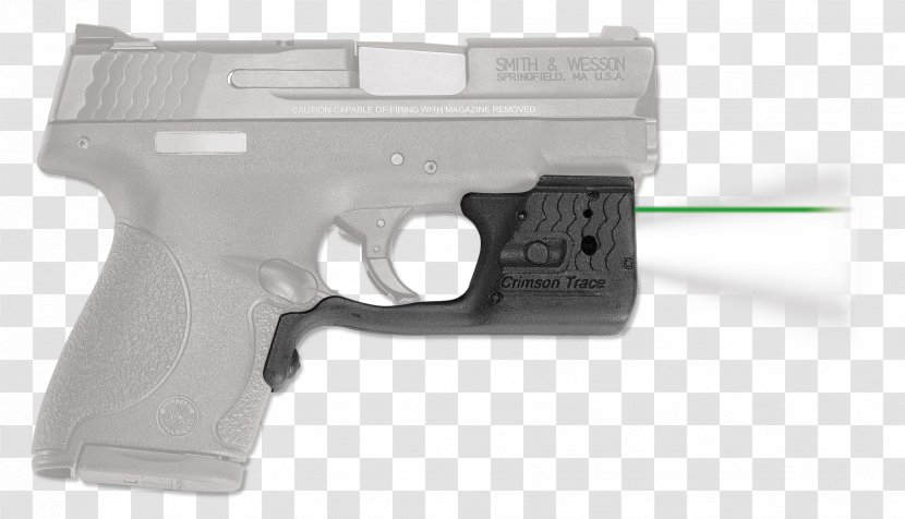 Smith & Wesson M&P Crimson Trace Sight Firearm - Gun Accessory Transparent PNG