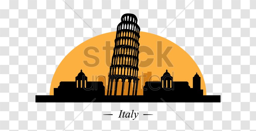 Italy Skyline Silhouette - Landmark Transparent PNG