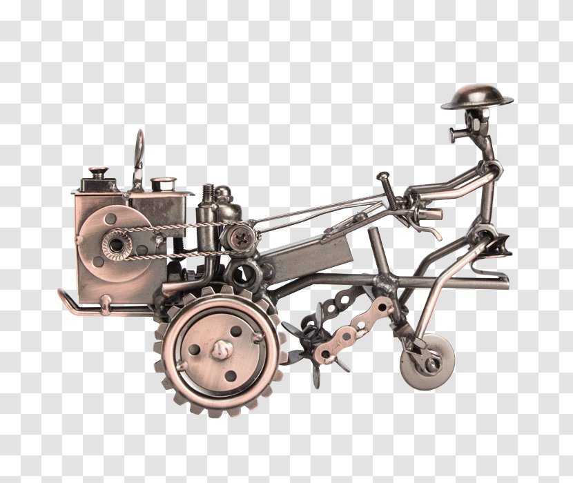 Two-wheel Tractor Agricultural Machinery - Hardware - Cute Transparent PNG