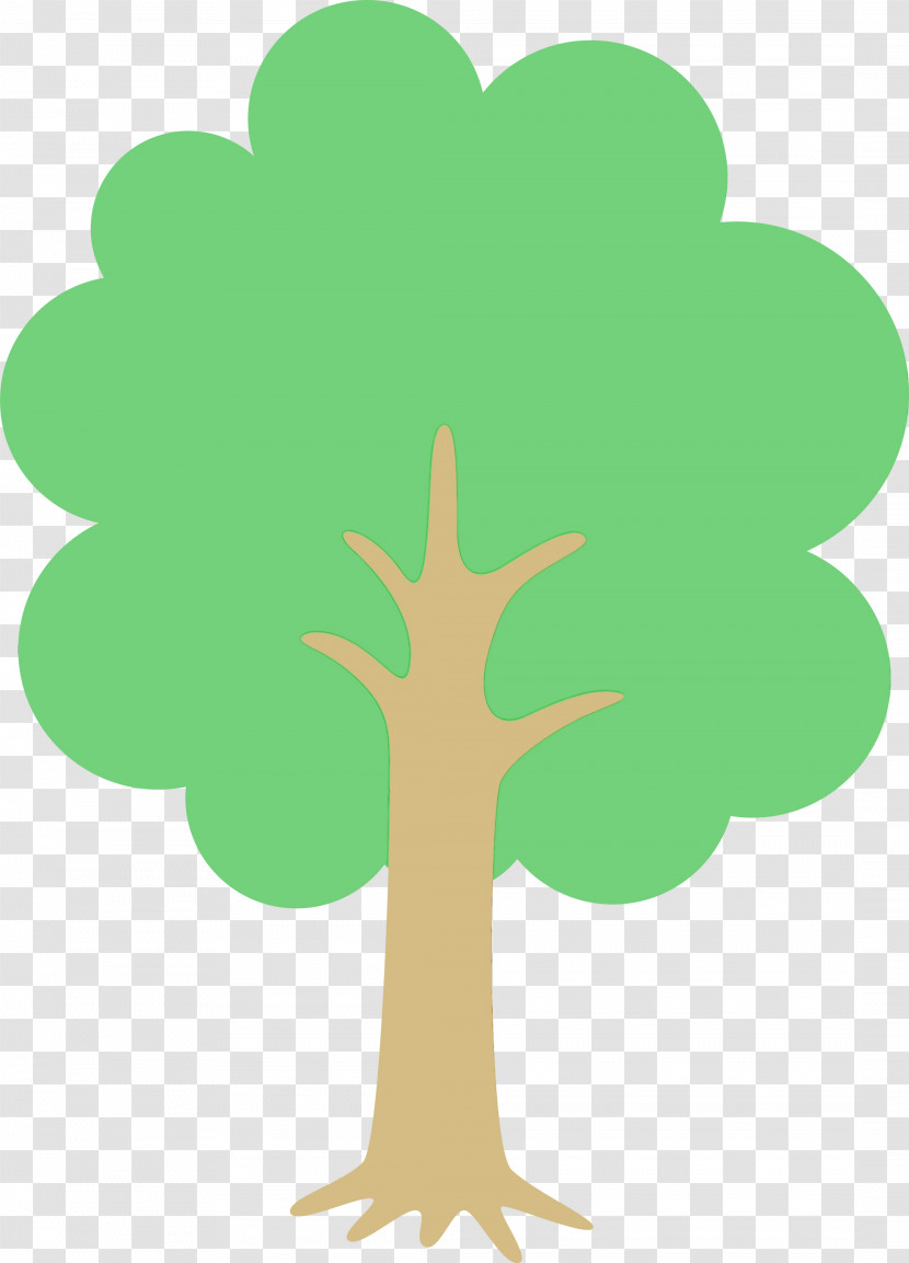 Leaf Plant Stem Flower Cartoon Tree Transparent PNG