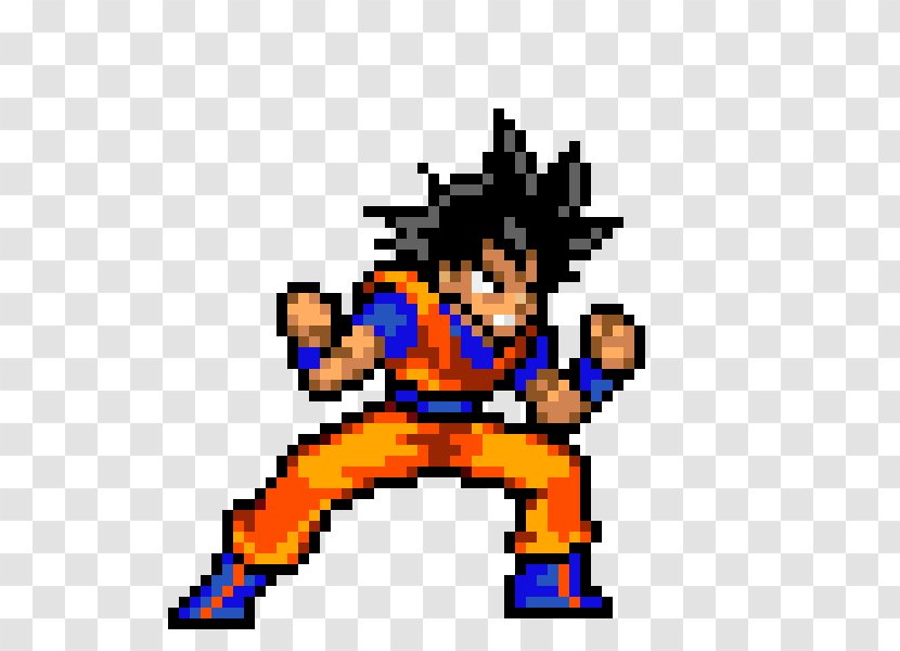 Super Smash Flash 2 Goku Sprite Image - Deviantart Transparent PNG