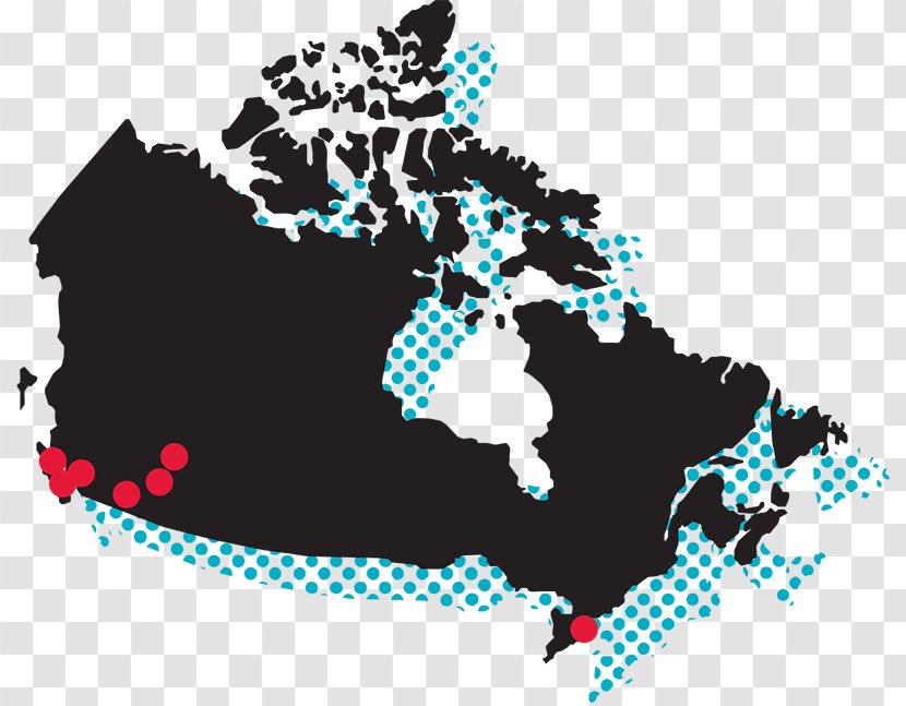 Canada Blank Map - Royaltyfree Transparent PNG