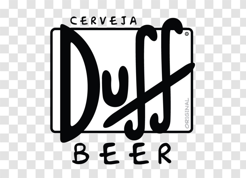 Duff Beer Homer Simpson Duffman Logo - Simpsons Transparent PNG