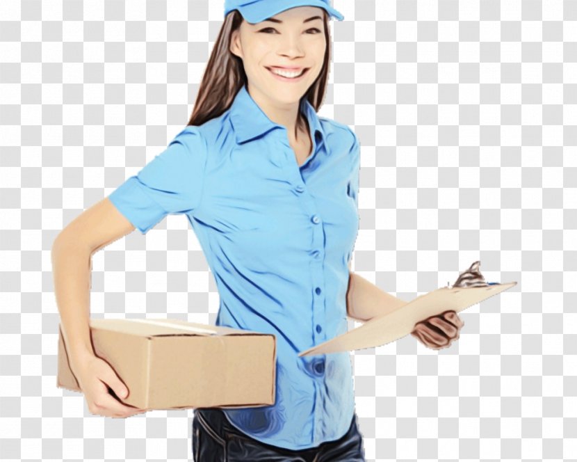 Clothing Workwear Sleeve Package Delivery Gesture - Uniform Beige Transparent PNG