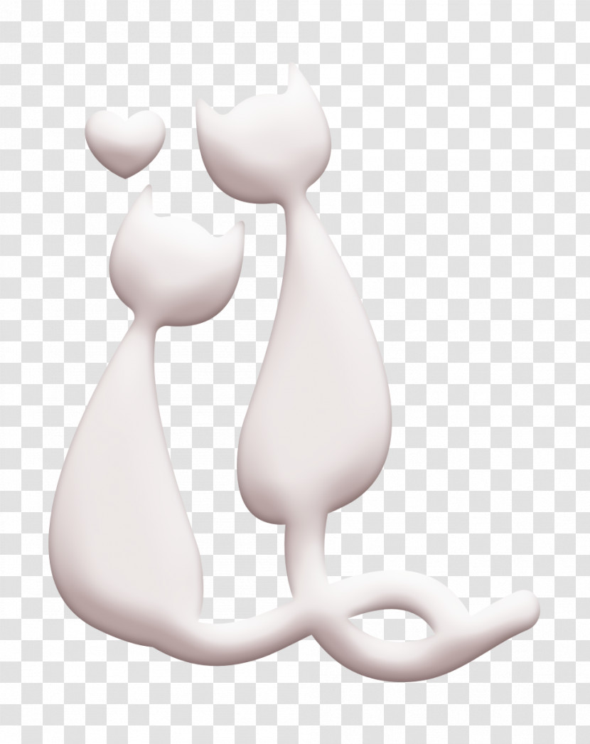 Animals Icon Cat Icon Love Is In The Air Icon Transparent PNG