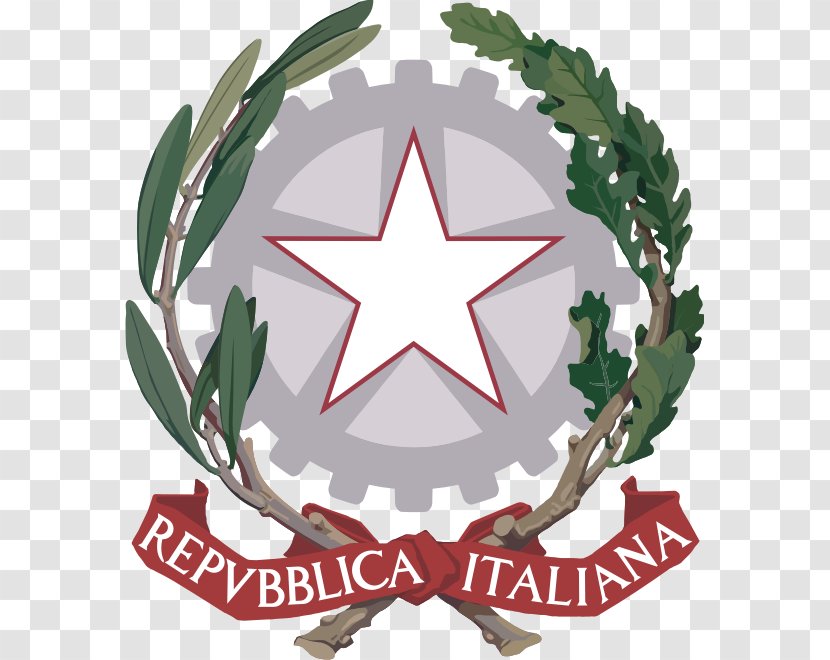 Emblem Of Italy National Symbols Coat Arms - Logo - Italian Vector Transparent PNG