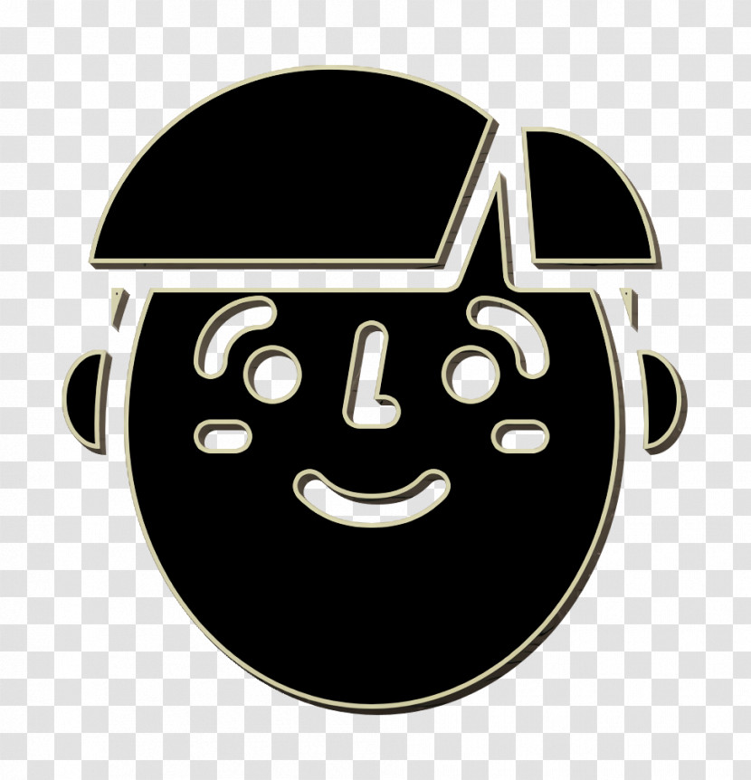 Boy Icon Emoji Icon Happy People Icon Transparent PNG