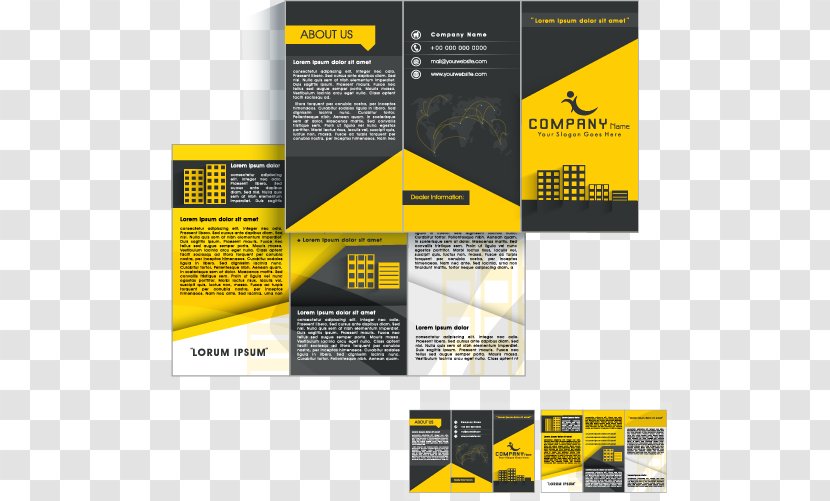 Flyer Brochure Page Layout - Design Transparent PNG
