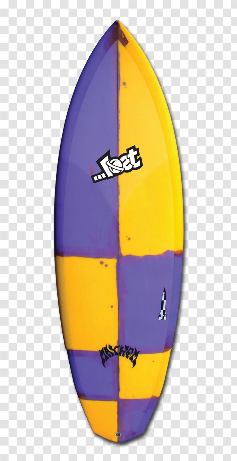 Surfboard Shortboard Prancha De Surf ...Lost V2 -HP Surfing Rocket - Purple Lime Green Backpack Transparent PNG