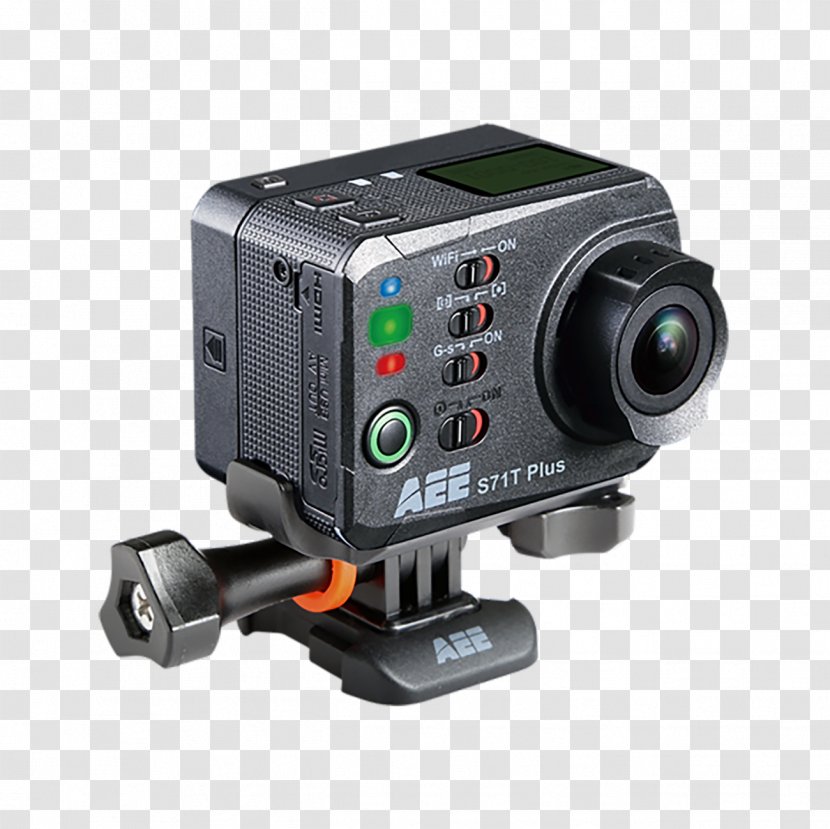 4K Resolution Action Camera Video Cameras AEE S71T PLUS Transparent PNG