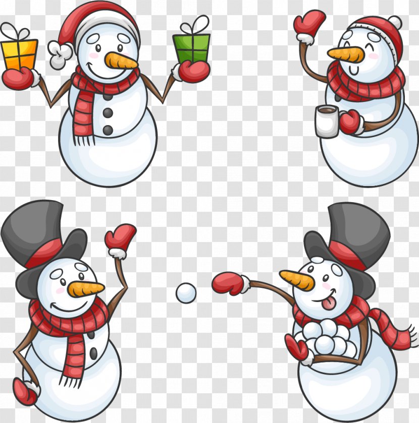 Ded Moroz Snowman Christmas Winter - Fictional Character - Creative Cute Transparent PNG