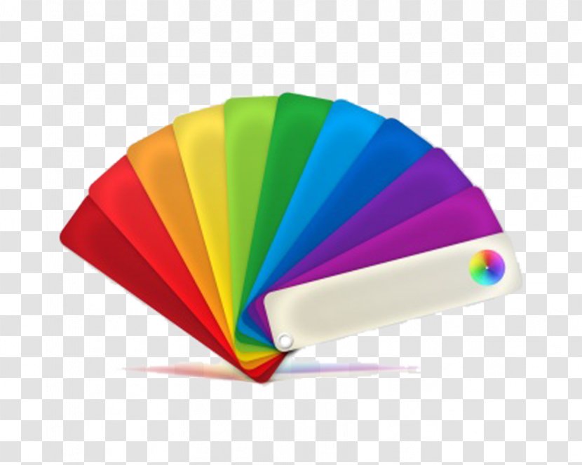 Color Palette Icon - Wheel - Colour Fan Transparent PNG