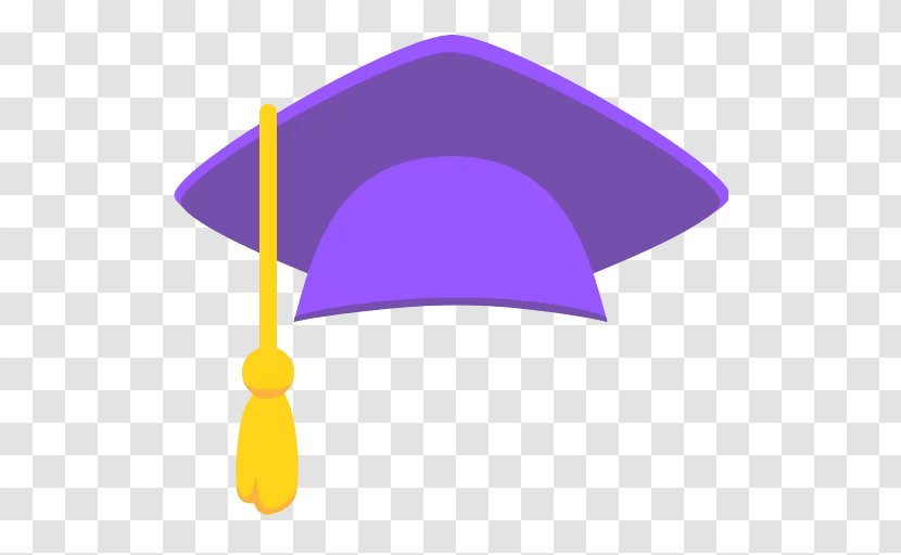 Graduation Ceremony Square Academic Cap Clip Art Hat - Purple Transparent PNG