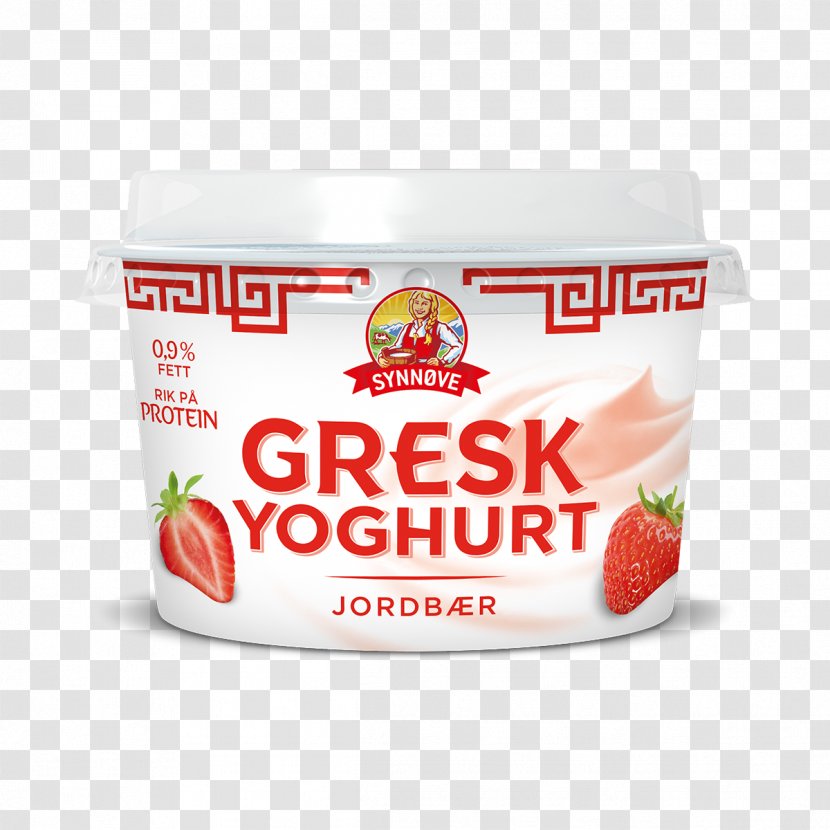 Strawberry Gresk Yoghurt Aloe Vera Pære & Granola Food - Cream Transparent PNG
