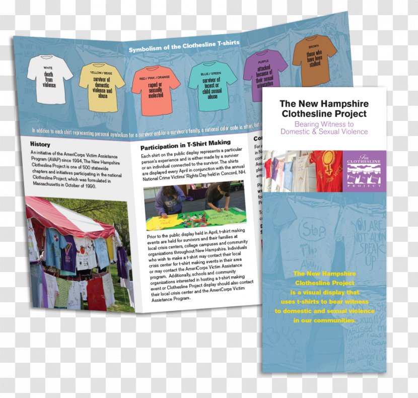 Brochure - Text - Clothesline Transparent PNG