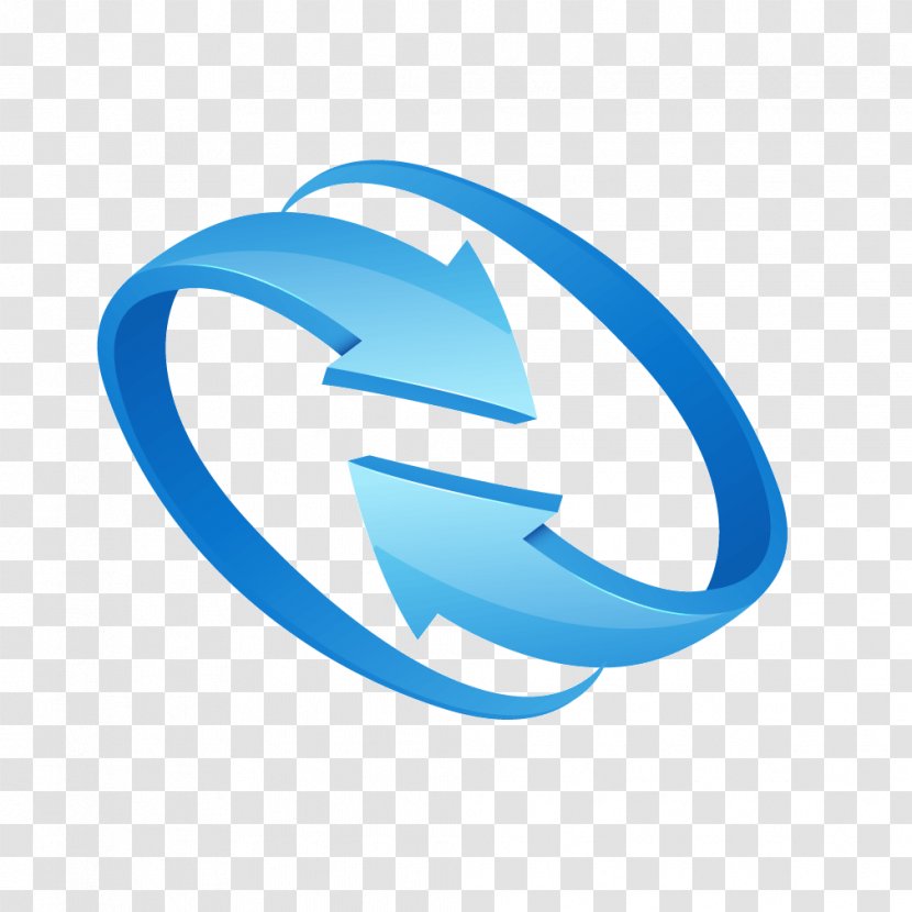 Image Download File Format - Blue - Bad Arrow Transparent PNG